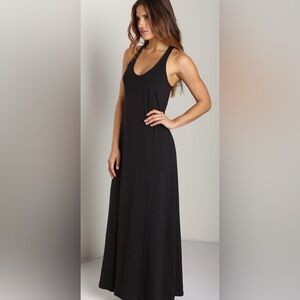 Splendid UNeck Maxi Dress black